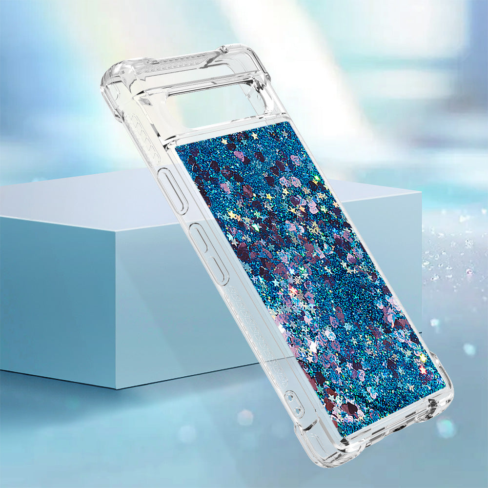 YB Quicksand Series-1 for Google Pixel 7a Quicksand Flowing Glitter Soft TPU Case Anti-scratch Cell Phone Cover YB Quicksand Series-1 for Google Pixel 7a Quicksand Flowing Glitter Soft TPU Case Anti-scratch Cell Phone Cover